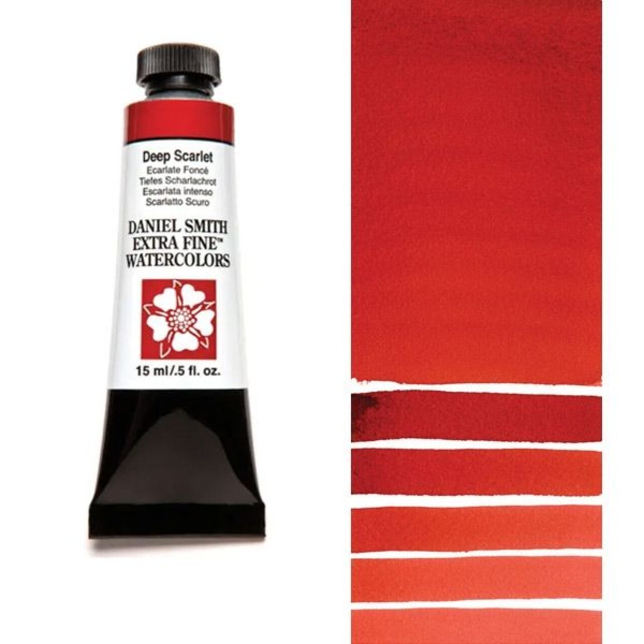 Daniel Smith Extra Fine Watercolors - Deep Scarlet, 5 ml Tube